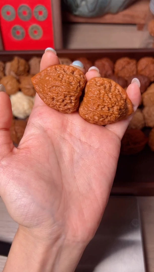 核桃手串/手链周**?35.5尺蛇王一抹红