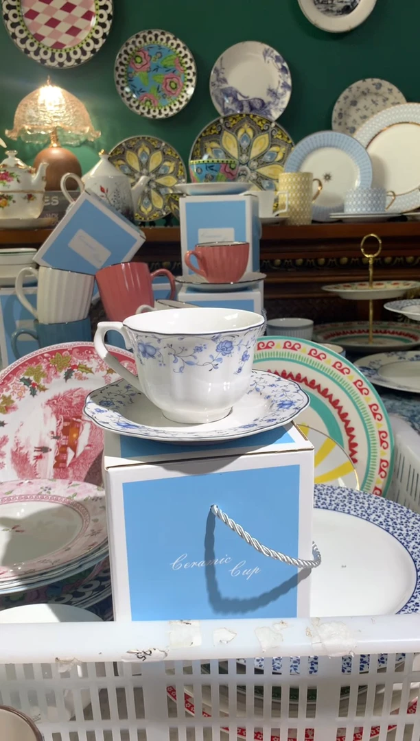 瓷陶瓷原单CC214餐具1个