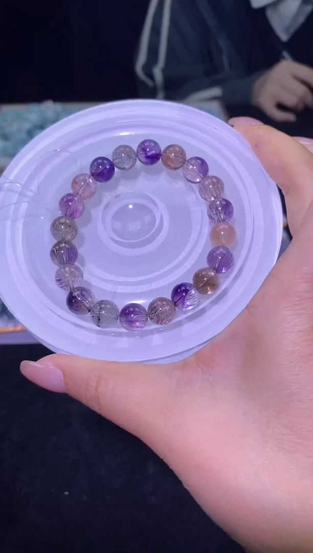 未镶嵌手链水晶超七单圈-A08-多样性发其一