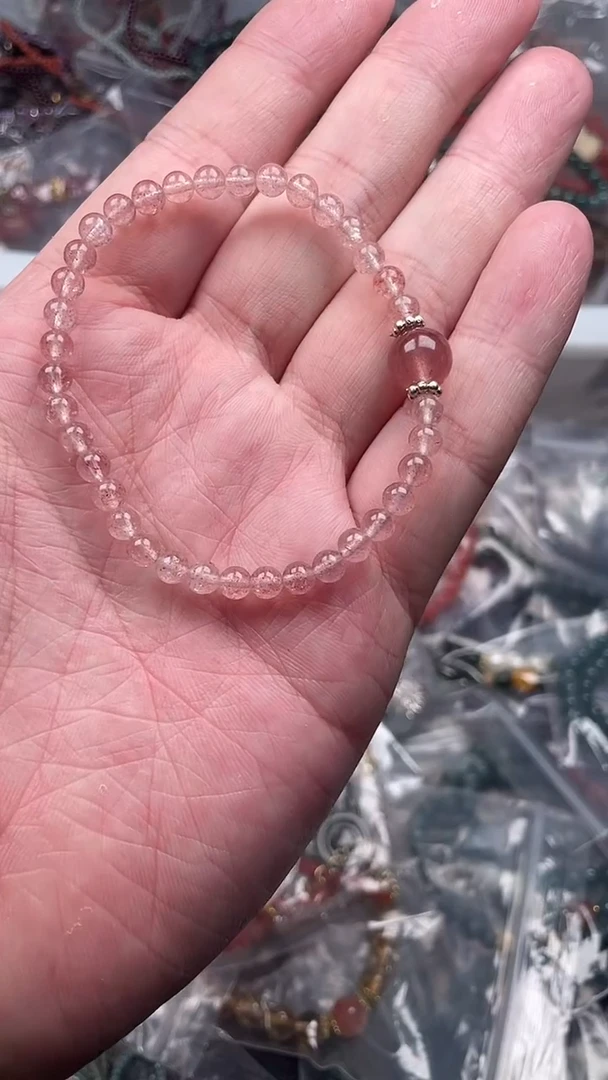 水晶手链未镶嵌多样性发货拍一发一