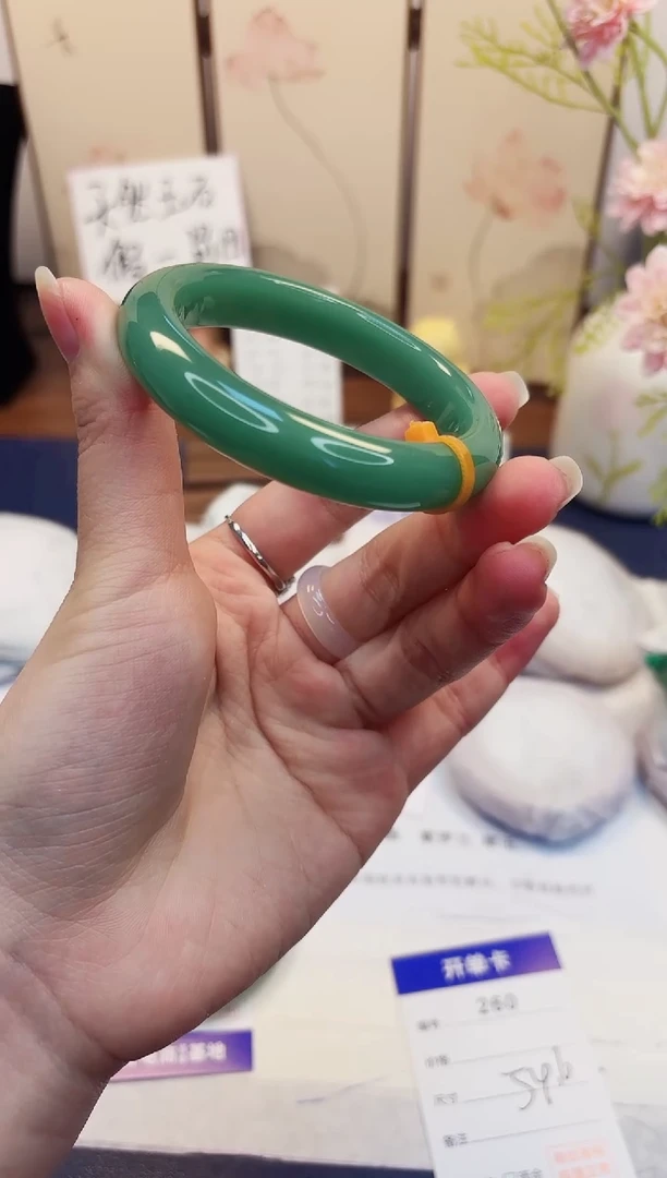 【闪购商品】石英质玉手镯未镶嵌260-东陵玉-圈口54