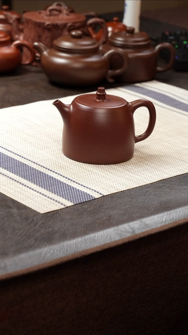 茶壶紫砂汉铎 底槽青 230cc