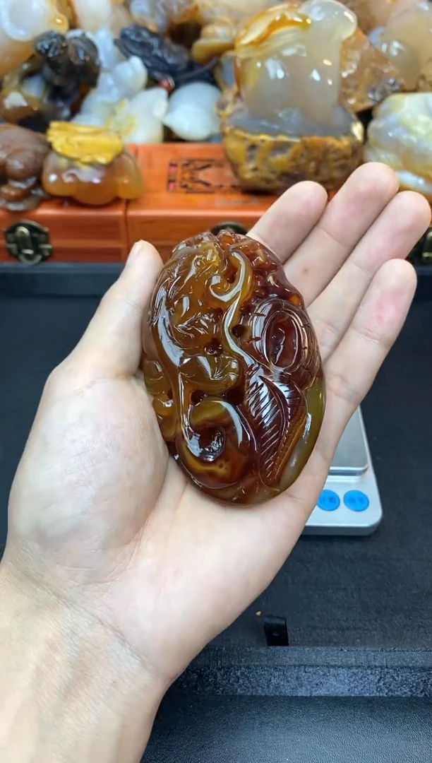 玛瑙/玉髓手把未镶嵌128