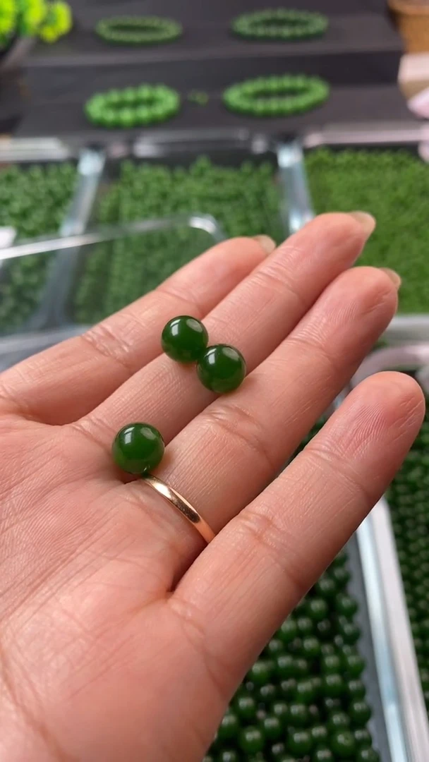 编织品舜**?卡8菠菜绿3颗