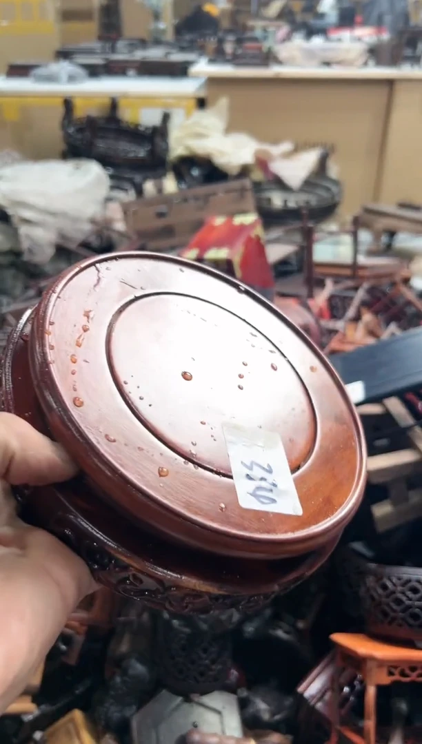 【闪购商品】木400底座花架摆件处理瑕疵