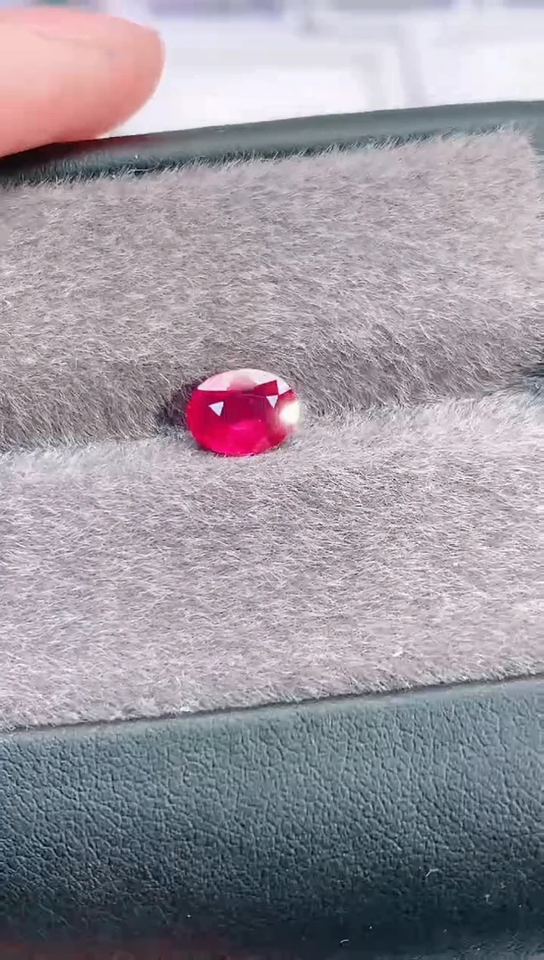 裸石红宝石1.28-33280天然无烧红宝石