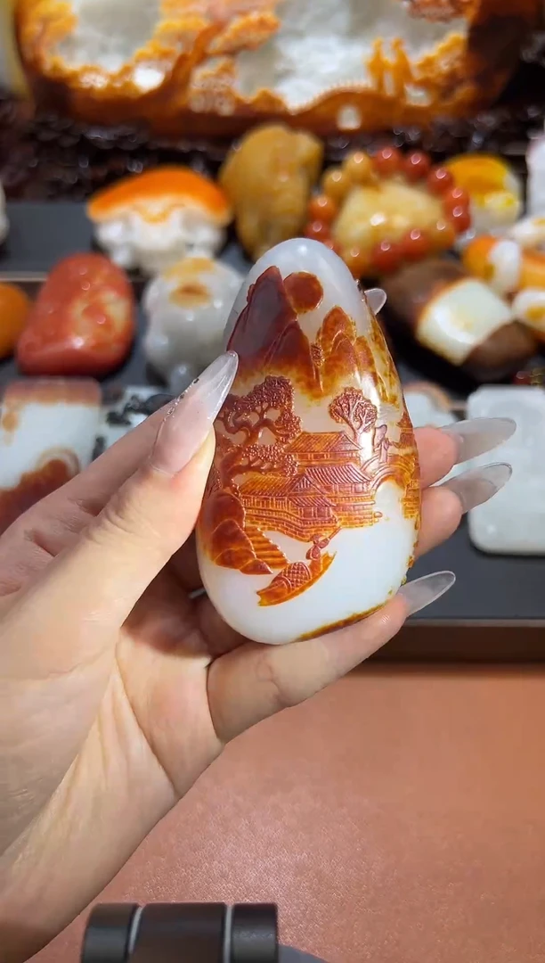 未镶嵌和田玉把件星*和田玉