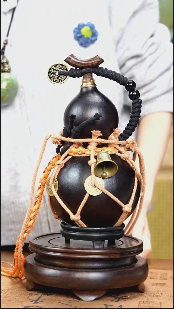 XC022网兜款大漆酒葫芦（现货现发）