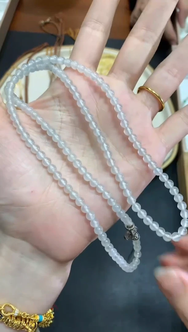 【闪购商品】翡翠项链未镶嵌Q455|15000