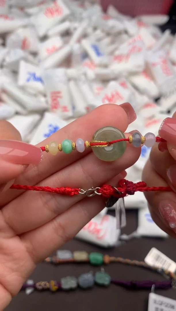 【闪购商品】翡翠手绳银S925镶嵌一