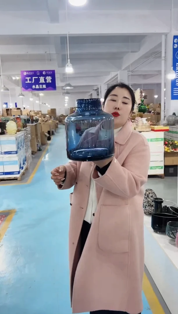 【闪购商品】玻璃花伴你花瓶-微瑕-2FD4