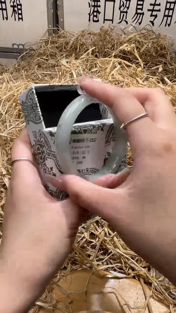 未镶嵌手镯石英质玉T2527B