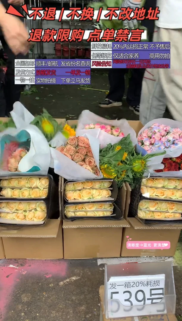 539号♥含20%耗损发一箱