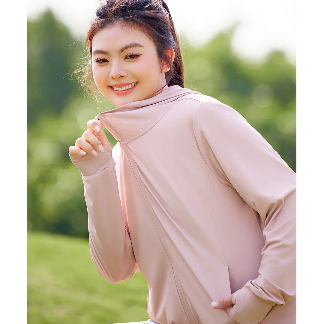 【UPF50+户外凉感宽松型防晒衣外套】MsShe大码女装秋装M2504080