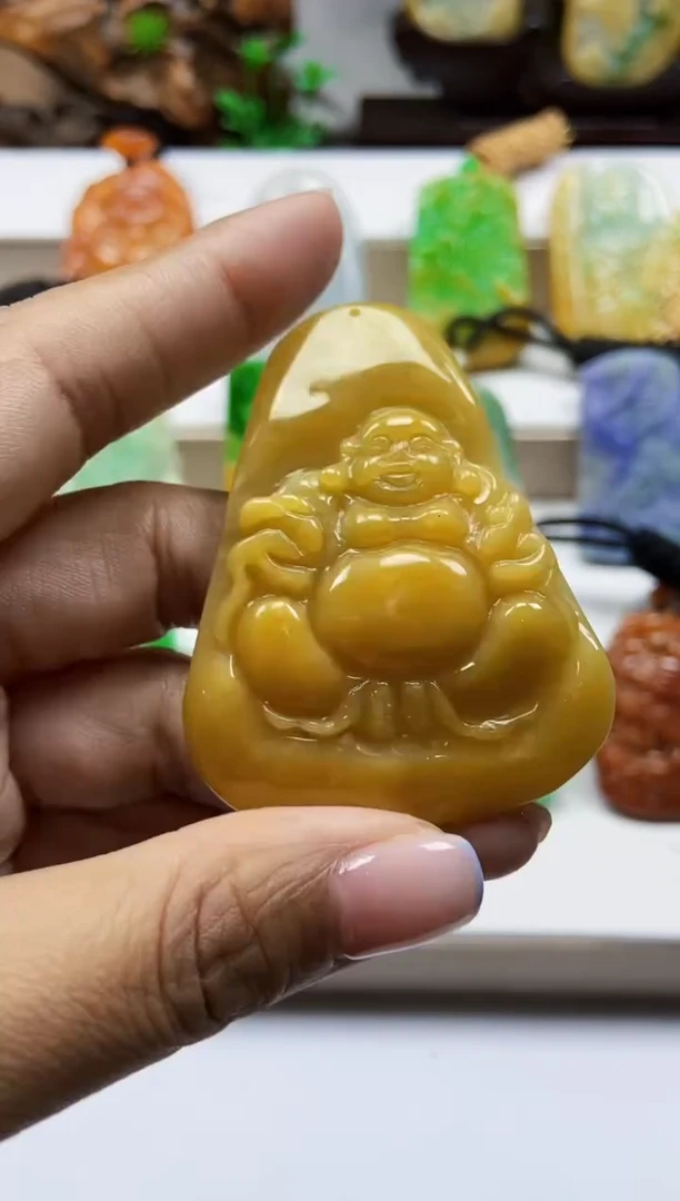 颈饰未镶嵌翡翠翡翠A货