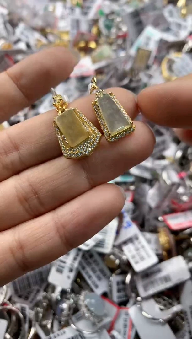 银S925镶嵌戒指翡翠777----3