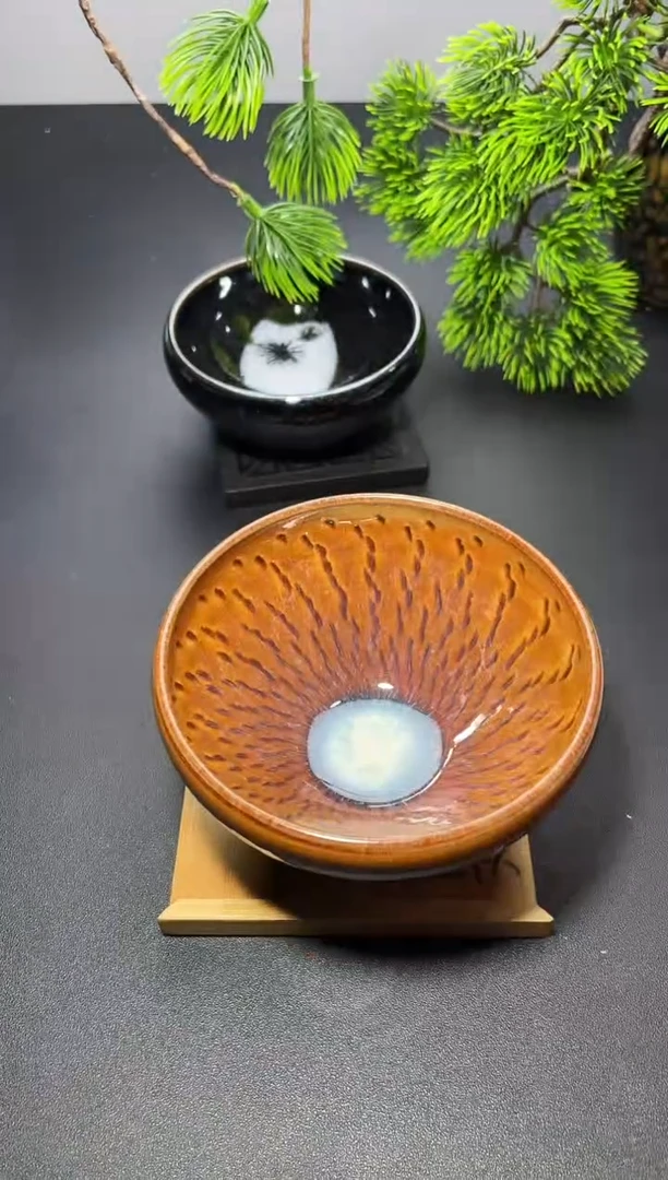 茶盏174叶紫建盏