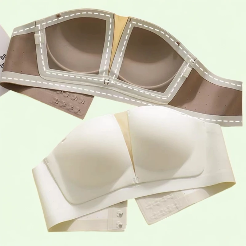 【四角杯无肩带】性感内衣无痕小胸透气