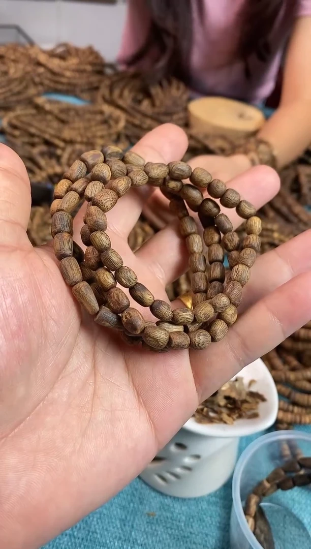 手串沉香99沉留疤单圈棋楠手串 多样性发一