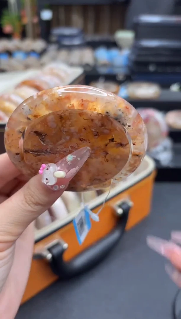 未镶嵌手镯石英质玉71(59圈赠送镯心)