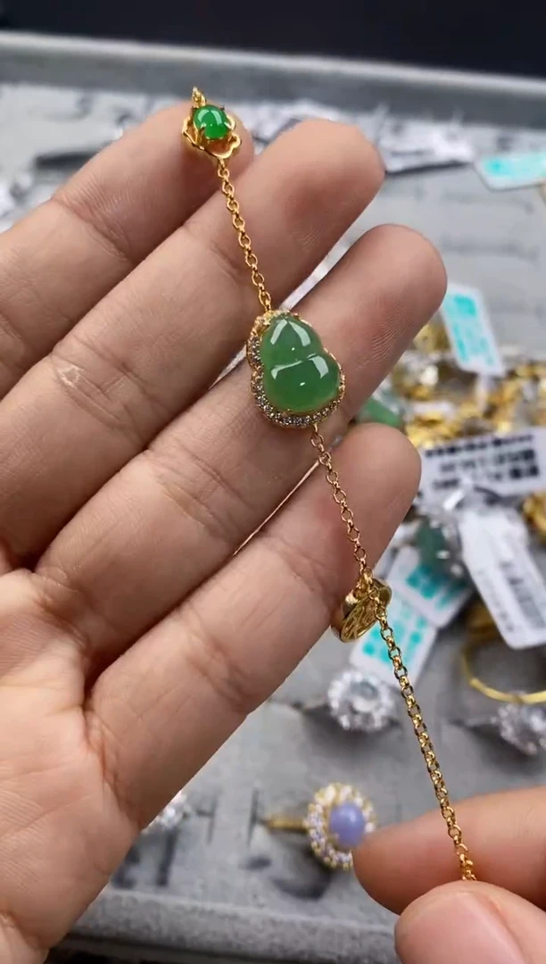 银S925镶嵌戒指翡翠111     5