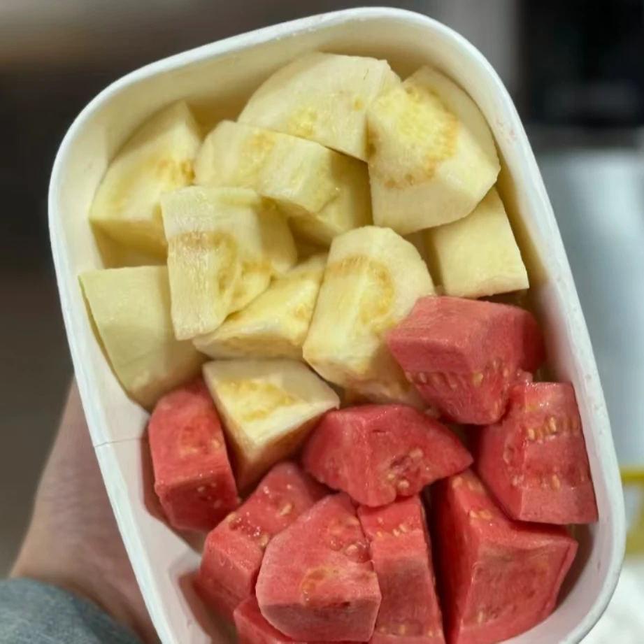 【鲜果切水果切】红心芭乐+奶油芭乐切盒鲜果切同城