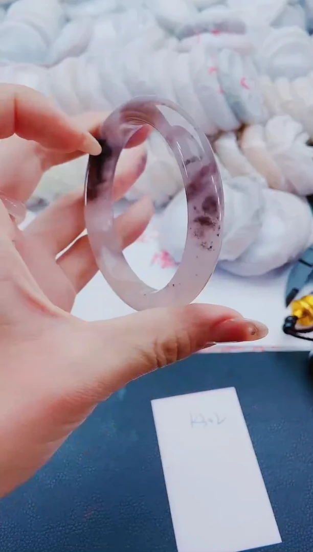 未镶嵌手镯石英质玉K302-59-60