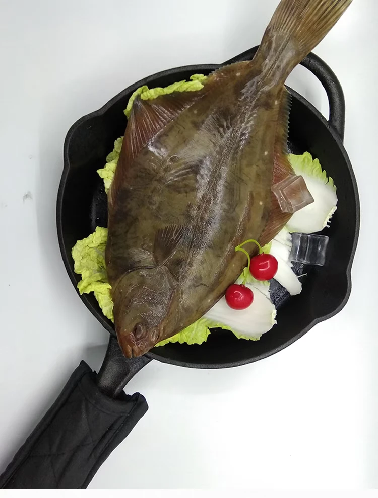 渤海新鲜石匠鱼威海特产 石夹子鱼石甲子鱼新鲜鲽鱼比目鱼4斤京东