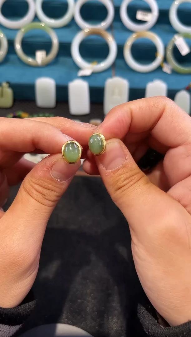 未镶嵌和田玉耳饰小艾多样性发货拍一发一