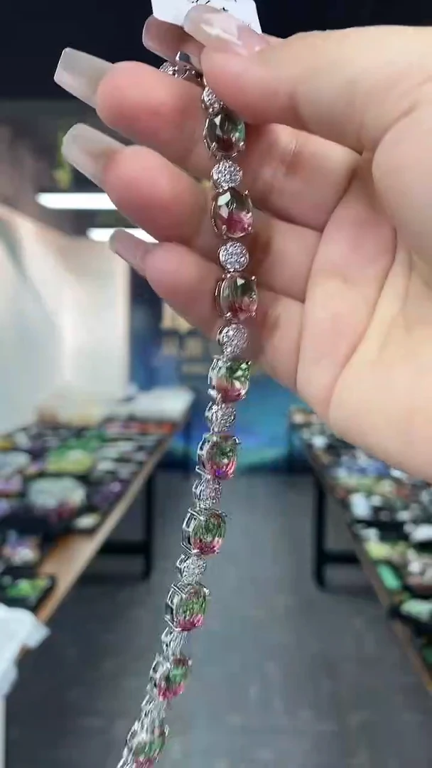 手链未镶嵌碧玺多样性发其一颜色微差