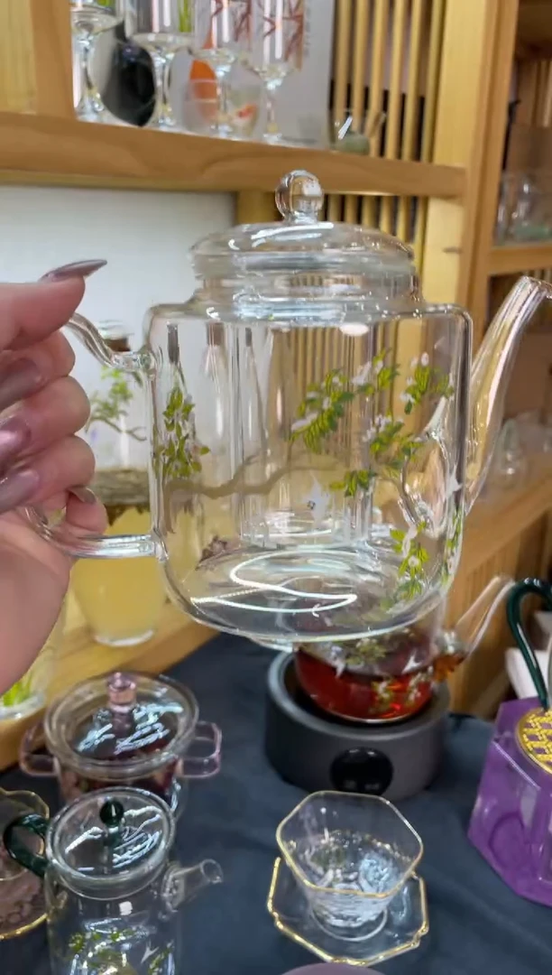 遇器梨花白燕煮茶壶啊