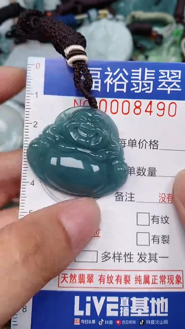翡翠未镶嵌颈饰...0008490