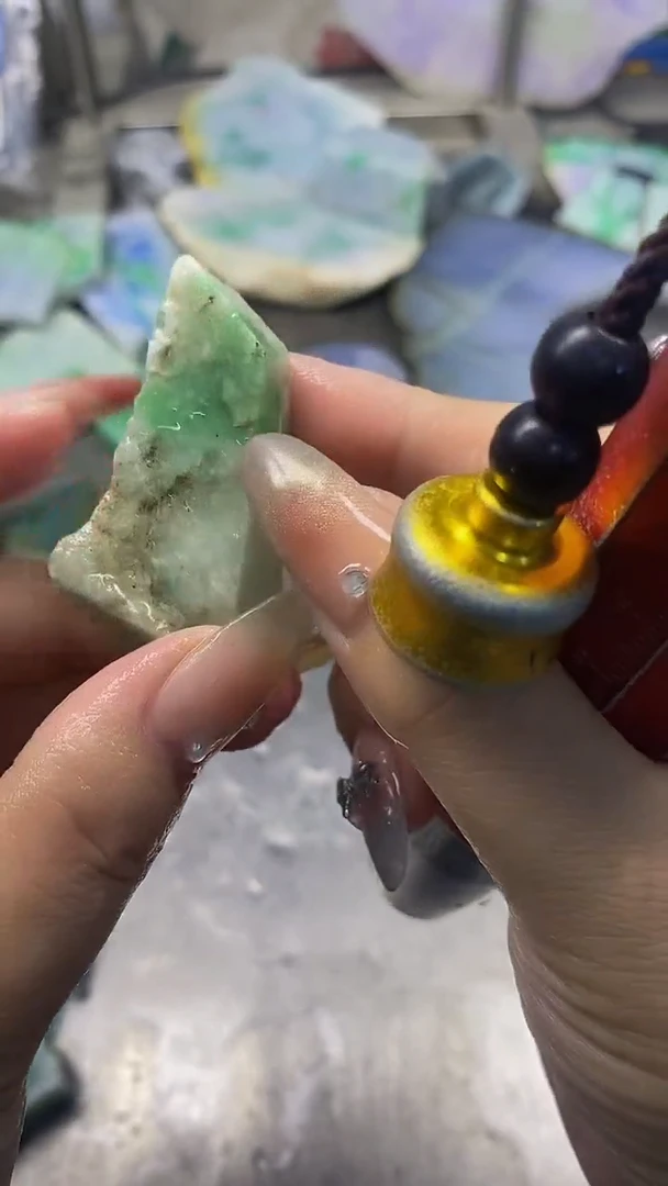 散珠翡翠天然缅甸翡翠A货090