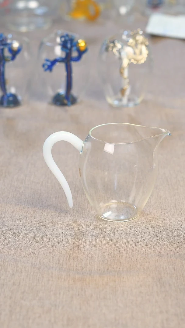 晶焱白玉把公道杯清颜