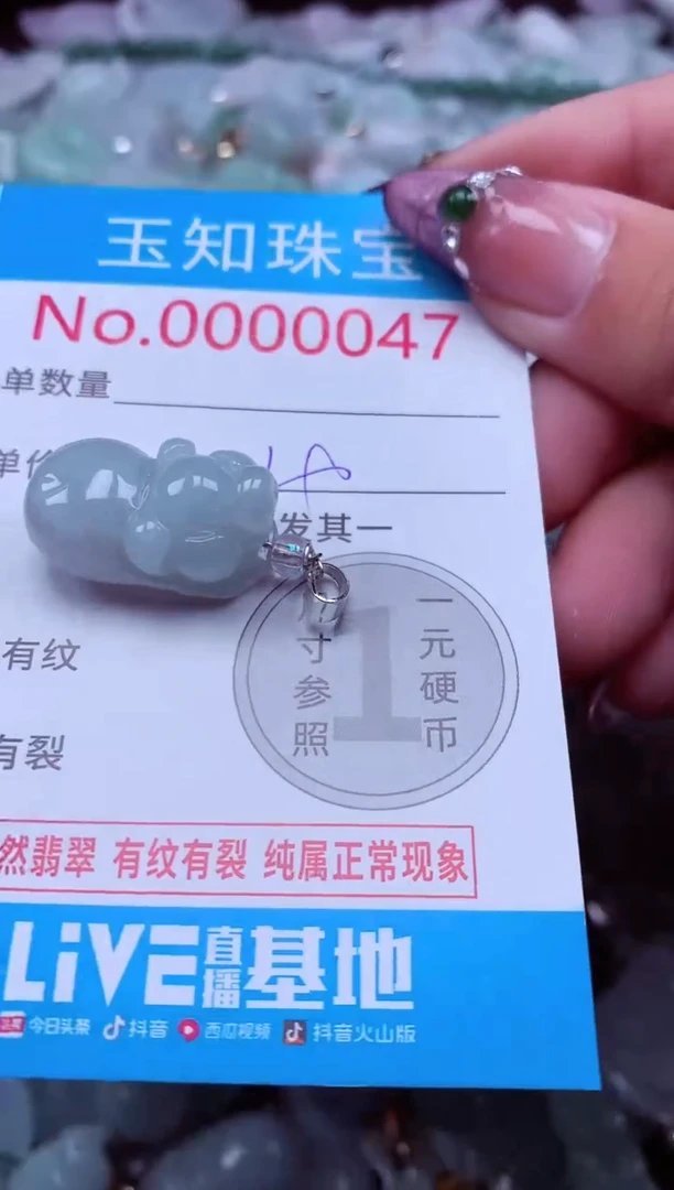 吊坠(不含链)未镶嵌翡翠47