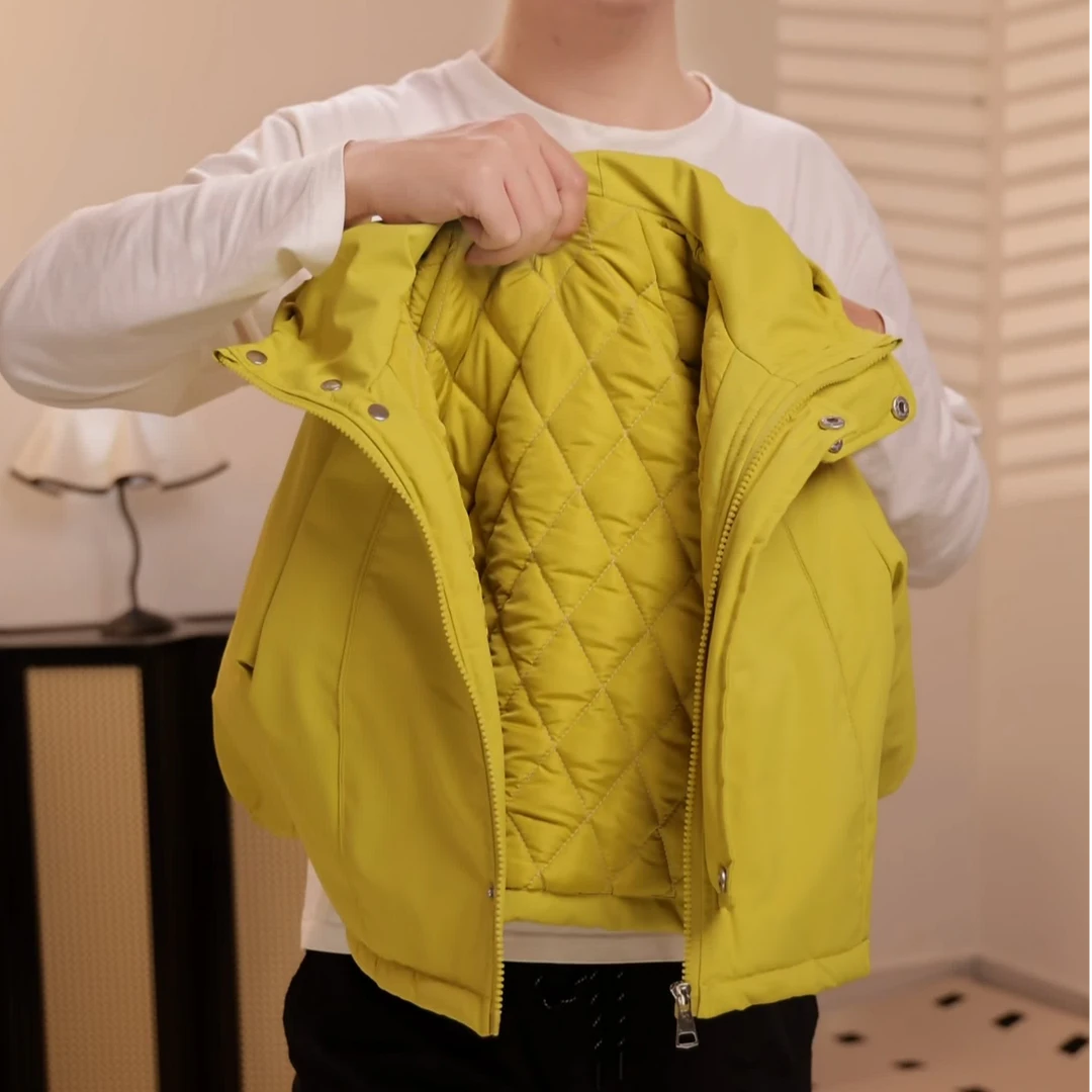 男童棉衣外套秋冬季加绒加厚2025新款洋气儿童韩版男孩保暖冲锋衣