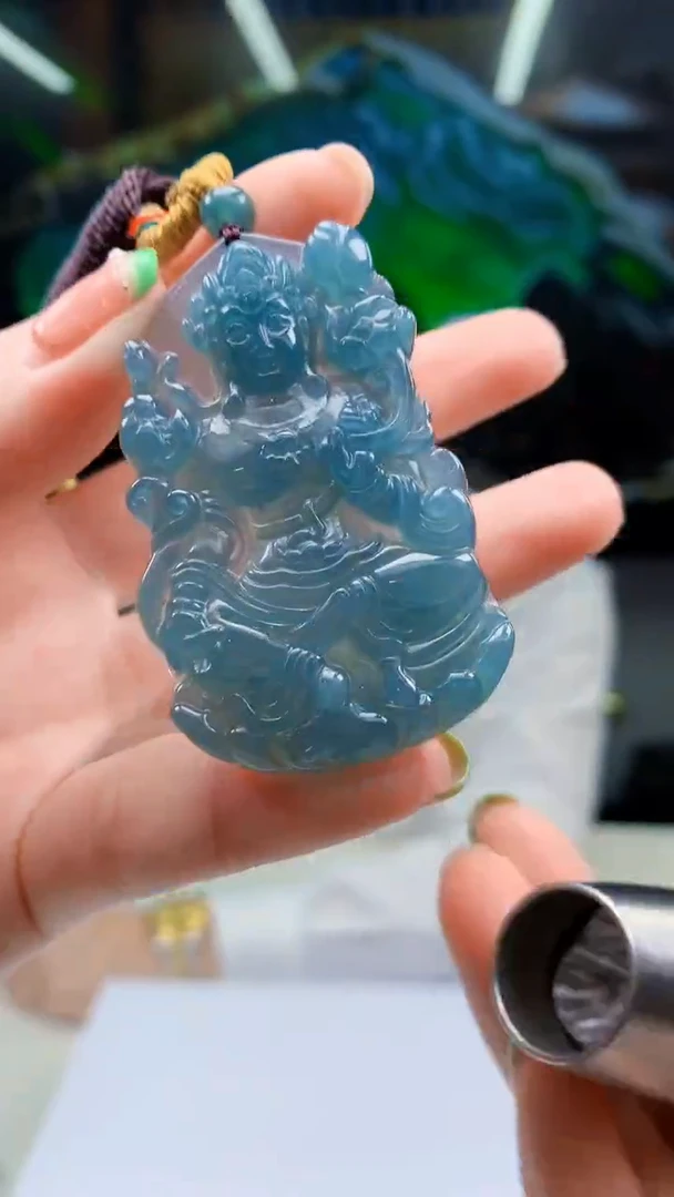 定制翡翠未镶嵌1015ry-毛货挂件13