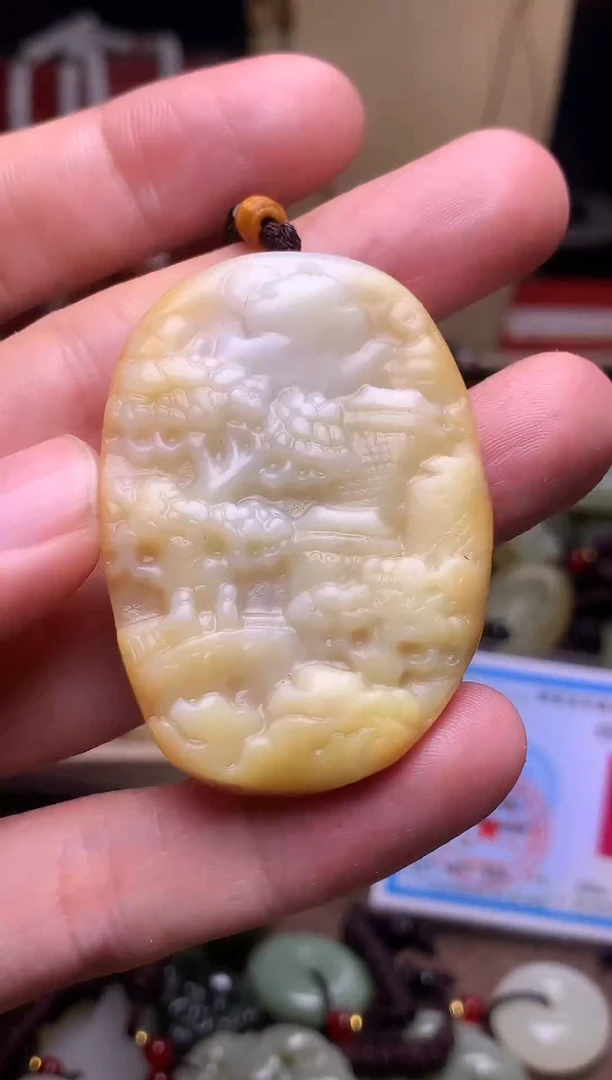 颈饰未镶嵌和田玉新疆料青海料清水和田玉吊坠