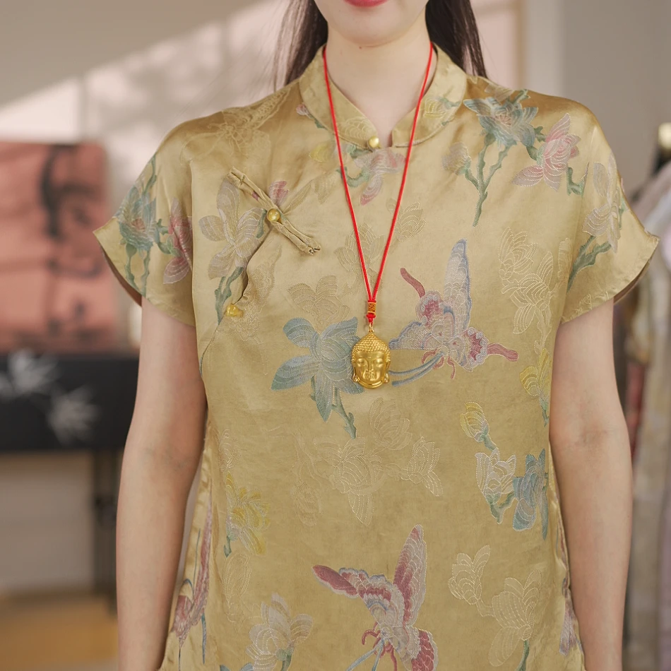 鎏金昭华蝶｜新中式国风时尚百搭重磅上衣小衫-5333