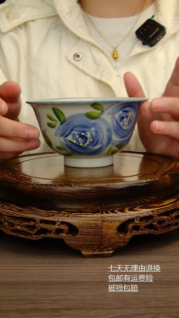【闪购商品】碗杯子纯手工手绘景德镇