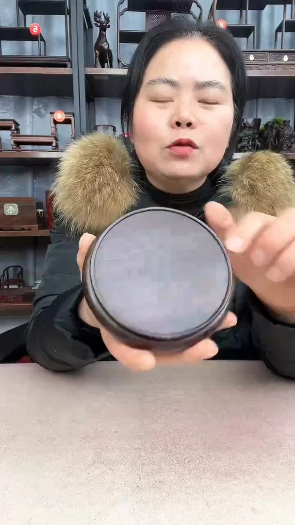 【闪购商品】乌木类端景台0005小李红木工艺品