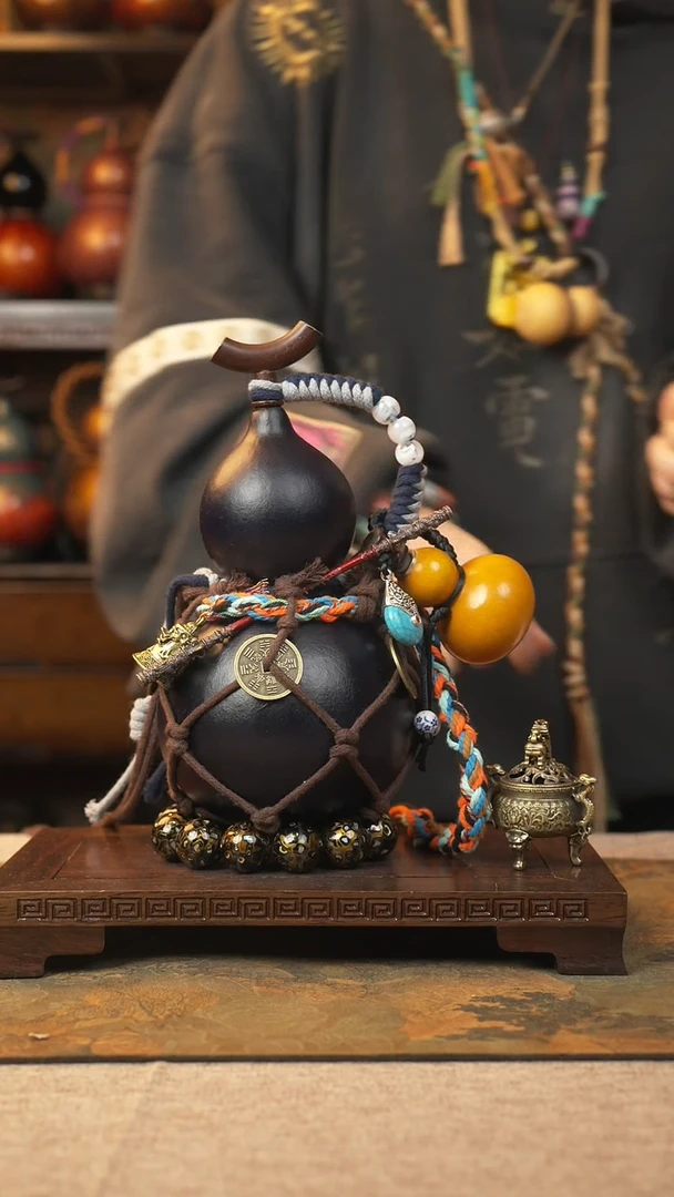 【闪购商品】039大漆葫芦一物一拍记葫堂出品