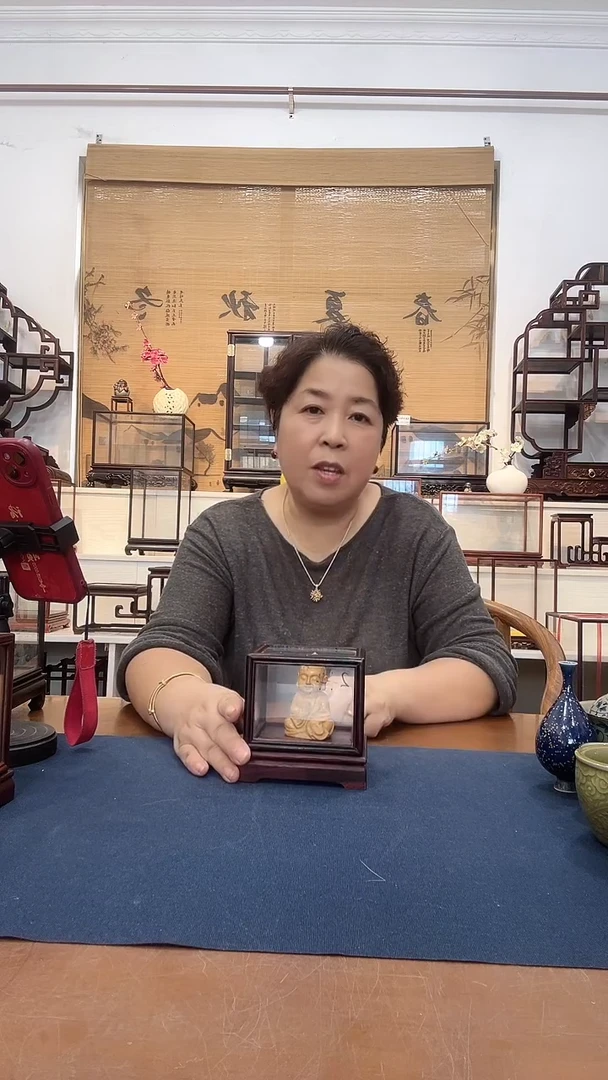 红酸枝木类木头款玻璃罩749