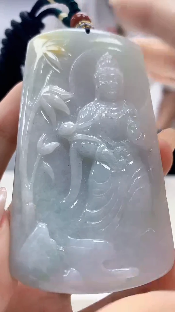 未镶嵌定制翡翠5028xx-毛货挂件87