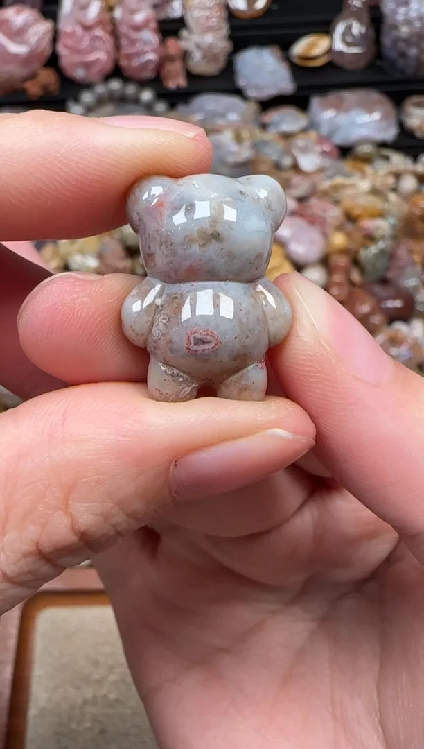 颈饰未镶嵌硅化珊瑚（珊瑚玉）816