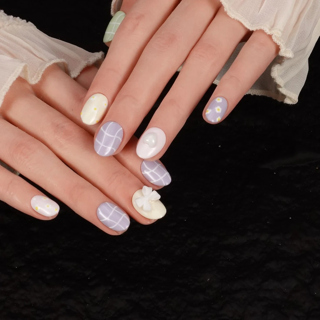 ROSE GUIDE 福利  田园小清新 纯手工穿戴甲(sh-18)