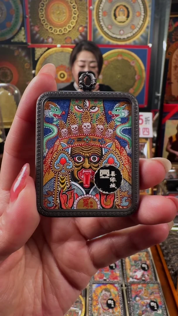 【闪购商品】吊坠壹善缘城手绘唐卡扎基