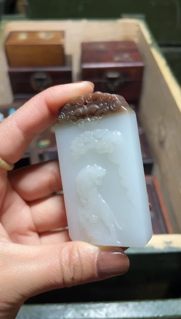 【闪购商品】俏色双面工虎牌1件