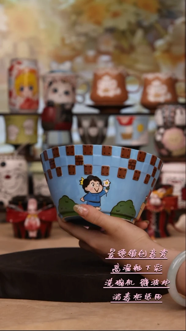 摆件景德镇原创手工陶瓷