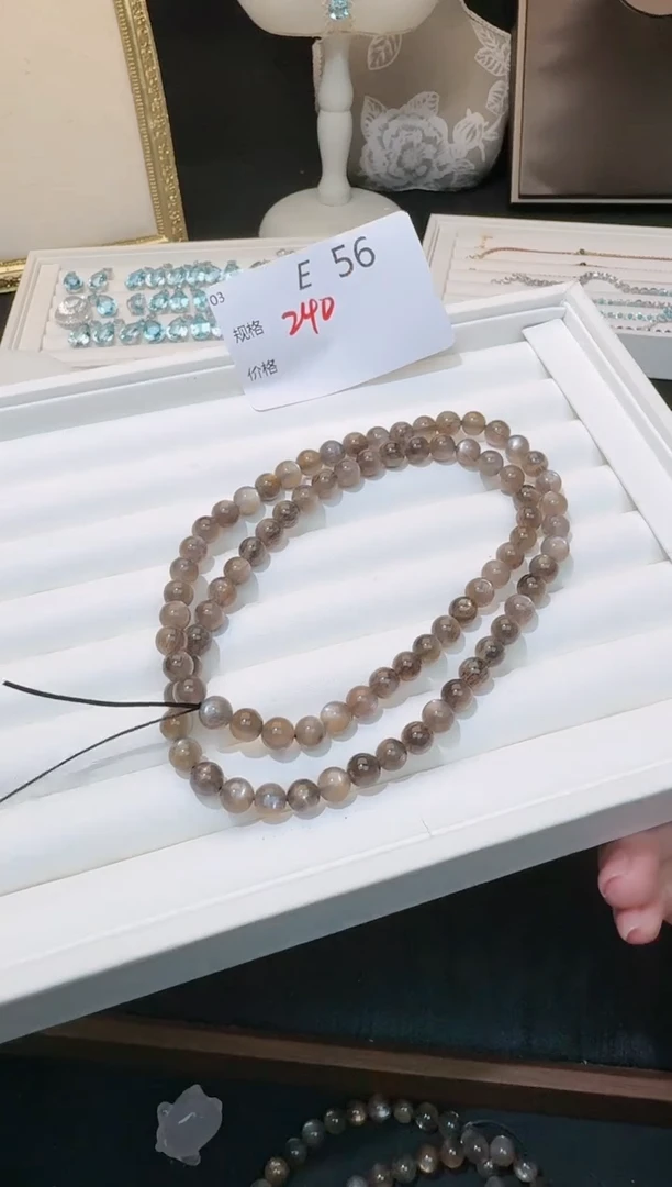 【闪购商品】长石手串未镶嵌多样性发一E56